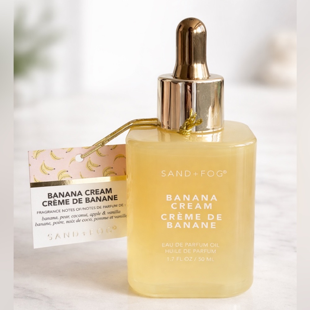 SAND + FOG Banana Cream Crème de Banane 50 ml Oil Dropper Sand+Fog Sandfog